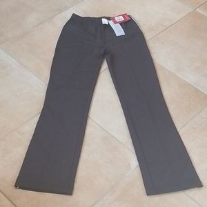Reebok black active pants white stripe small
